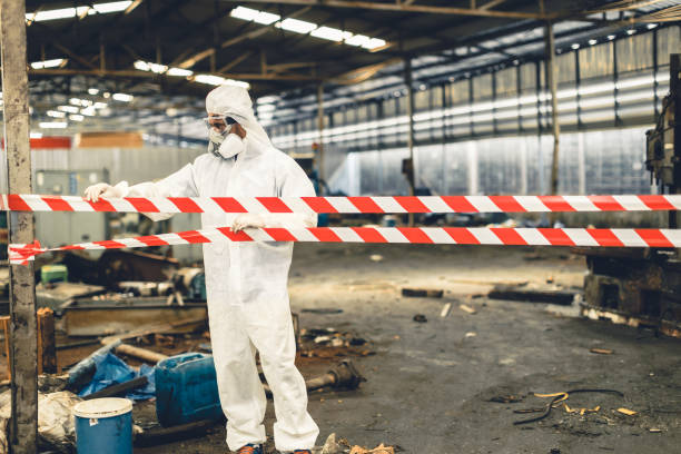 Professional Infectious Disease Decontamination technician working in Fairfield, FL